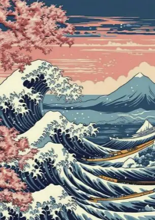 Grande vague Du Japon