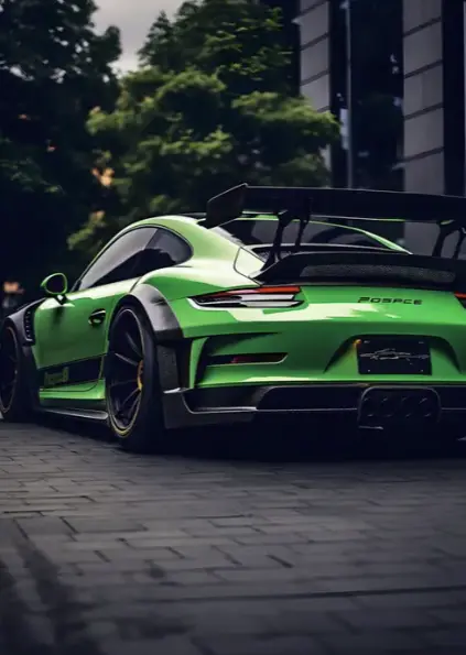 Porsche GT3RS Verte