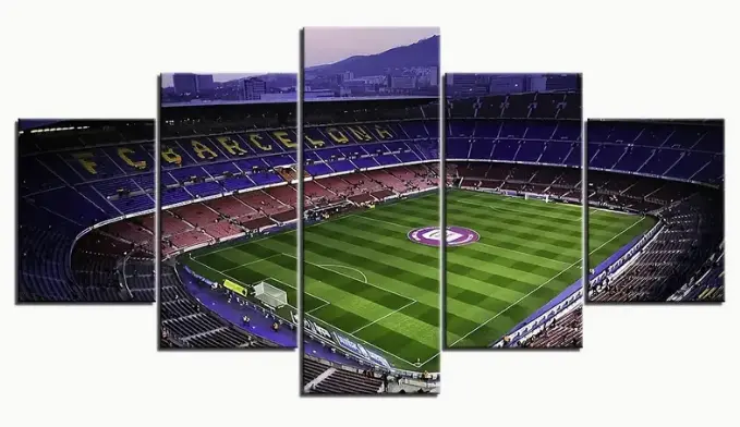 Stade de Barcelone Lot de 5 Posters