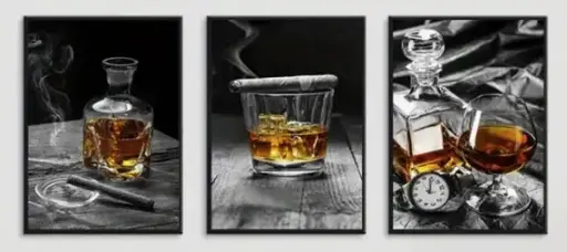 Whisky Lot de 3 Posters